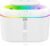 2L humidifiers for bedroom humidifier Home Ultra-Quiet 28 dB Quiet Supersized Cool Mist Air Humidifier for Baby Nursery，Dual Nozzie，Easy to Clean & Fill, 7 Color NightLight (White)