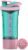Artoid Mode Inspirational Fitness Workout Sports Protein Shaker Bottle 24-Ounce, Dual Mixing Technology with Shaker Balls & Mixing Grids Included, Twist and Lock Protein Box Storage Included