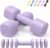Adjustable Dumbbell Set of 2: Sportneer 4 in 1 Free Weights Dumbbells Set for Women, Hand Weights for Women at Home, Each 2lb 3lb 4lb 5lb Weights with Soft Rubber Handle for Home Gym Exercise Training