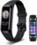 Fitness Tracker, 24/7 Heart Rate Blood Oxygen Blood Pressure Body Temp Monitor Sleep Calorie Tracker with 1.1″ AMOLED Touch Color Screen Pedometer Smart Watch Waterproof for Women Men