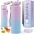 Hydracy Water Bottle with Time Marker -Large 32oz BPA Free Gradient Water Bottle – Leak Proof Gym Bottle with Fruit Infuser Strainer & Times to Drink -Ideal for Fitness Sports & Outdoors
