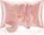 BEDELITE Satin Pillowcase with Zipper 2 Pack, Coral Pillow Cases Standard Size, Super Soft and Cooling Similar to Silk Pillow Cases, Gift for Women Men(20×26 Inches)