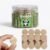 LEKOCH Compressed Towels Bamboo 50 Pcs – Unbleached Face Towels for Travel, Camping & Sensitive Skin | Biodegradable, Expandable, Gym Washcloths