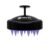 HEETA Scalp Massager Hair Growth, Soft Silicone Scalp Scrubber Shampoo Brush for Exfoliation, Dandruff Removal Head Massage Stress Relax, Wet & Dry Use for Thick Thin Curly Hair Care, Black