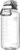 Fanhaw 32 Oz Clear Tritan Water Bottle, BPA-Free & Leak-Proof, Wide Mouth with Anti-dust Chug Lid, Reusable Plastic Bottle for Gym, Travel, School & Office (Clear&White)