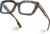 VISOONE Chunky Square Blue Light Blocking Glasses with Anti Computer Glare for Working Women Men MONTANA