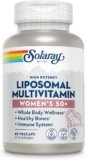 SOLARAY Liposomal Multivitamin for Women 50 Plus, 60 VegCaps | Women’s 50+ Multivitamin – Enhanced Liposomal Absorption for Bone, Immune & Cellular Health – 30 Servings – Vegan