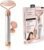 Finishing Touch Flawless Contour Vibrating Facial Roller & Massager, Rose Quartz