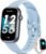 Fitness Tracker for Men Women, 24/7 Heart Rate, SpO2 and Sleep Monitor Health Watch, Calorie Step Counter Fitness Watch IP68 Waterproof Smart Watch for Android and iOS, Light Blue