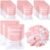 300 Pieces Bulk Feminine Wipes Individually Wrapped Travel Size Women Unscented Intimate Period Cleansing Wipes Deodorant Feminine Hygiene Products Care Kits Private Parts Ph Balanced(Pink)