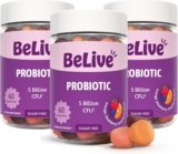 BeLive Probiotic Gummies, with 5 Billion CFUs, Zero Sugar, 180 Count