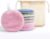 8 Pcs Reusable Makeup Remover Pads, Soft Face Cotton Rounds with Storage Bag Coral Fleece Face Cleansing Pads for Women Eye Shadow & Facial