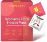 Universal U Women’s Total Health Vitamin Packs — 23+ Vitamins, Minerals & Omega-3 Krill Oil with Ashwagandha, Cranberry & Chaste Tree Berry | Energy, Hormonal Balance, Mood, Skin, Gut | 30 Daily Packs