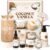 Spa Gift Baskets for Women, Vanilla Coconut Bath and Body Gifts Set for Women, Home Spa Self Care Gift, Relaxing Bath Set for Mom Wife Sister Friends Sister Girlfriend, Mother’s Day Thank You Gifts
