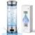 Hydrogen Water Bottle, Hydrogen Water Bottle Generator, 5-Min Electrolysis 1500 PPB Smart Water Ionizer with SPE/PEM Technology, Hydrogen Water Machine for Women Men Office Bike Running,CA-102C Silver