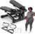 OLIXIS Stepper Machine with Resistance Bands – Mini Stair Stepper for Home Exercise, Portable Weight Loss & Full Body Workout Equipment
