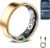 Mirlray Smart Ring for Women & Men, Smart Ring Health Tracker, Blood Oxygen & Heart Rate Monitor, Long Lasting Battery Sleep Ring, Waterproof Fitness Ring (Rose Gold, 9)