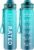 QLUR Water Bottle with Straw, 32oz Motivational Water Bottles with Time Marker to Drink, Tritan BPA Free, 1L Sports Water Bottle with Carry Strap LeakProof for Women Gym Fitness Outdoor (1 Pack)