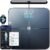 Smart Scale for Body Weight, 8-Electrode Larger Platform Digital Scale for Weight Fat BMI 50 Body Composition Measurement, Bluetooth & Wi-Fi Digital Bathroom Scale, Rechargeable, Dark Gray
