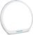 Verilux HappyLight Alba – New Round UV-Free LED Therapy Lamp, Bright White Light with 10,000 Lux, Adjustable Brightness, Color, and Countdown Timer