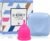 SHORDY Menstrual Cups (Small), Single Pack with Box, Soft & Flexible, Copa Menstrual Kit for Women Upto 12 Hours of Comfort, Eco-Friendly & Safer Alternative to Disc Pads Tampons (Pink)