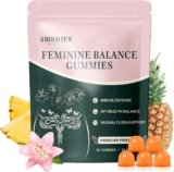 Premium Feminine Balance Gummies for Women’s Health, Hawaiian Pineapple Gummies for Women Vaginal Probiotic & pH Balance Support – Vegan – Healthy Odor – Gluten-Free – 60 Count