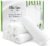 Luxury Facial Washcloths, Made from 100 Percent Rayon Derived from Bamboo, Makeup Remover, Reusable Absorbent, Gentle for Delicate Sensitive Skin, Set of 6, 10″X10″ (White)