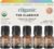 Cliganic Organic Essential Oils Set (Top 5 – The Classics) – 100% Pure Natural – Aromatherapy, Candle Making – Peppermint, Lavender, Eucalyptus, Lemongrass & Orange