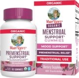 MARYRUTH’S Organic Menstrual Support Gummies for the Relief of Common Symptoms of Premenstrual Syndrome | PMS Support | Premenstrual Mood Support | USDA Organic | Non-GMO | Vegan | 30 Servings