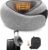 Travel Neck Pillow, Memory Foam Neck Support for Airplane, Car & Office, Breathable Portable Design with Eye Mask, Earplug Holder & Carry Bag, for Men&Women