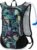 Lightweight Hydration Backpack, Running Backpack with 2L Water Bladder, Hydro Water Daypack for Cycling Hiking Rave for Men Women