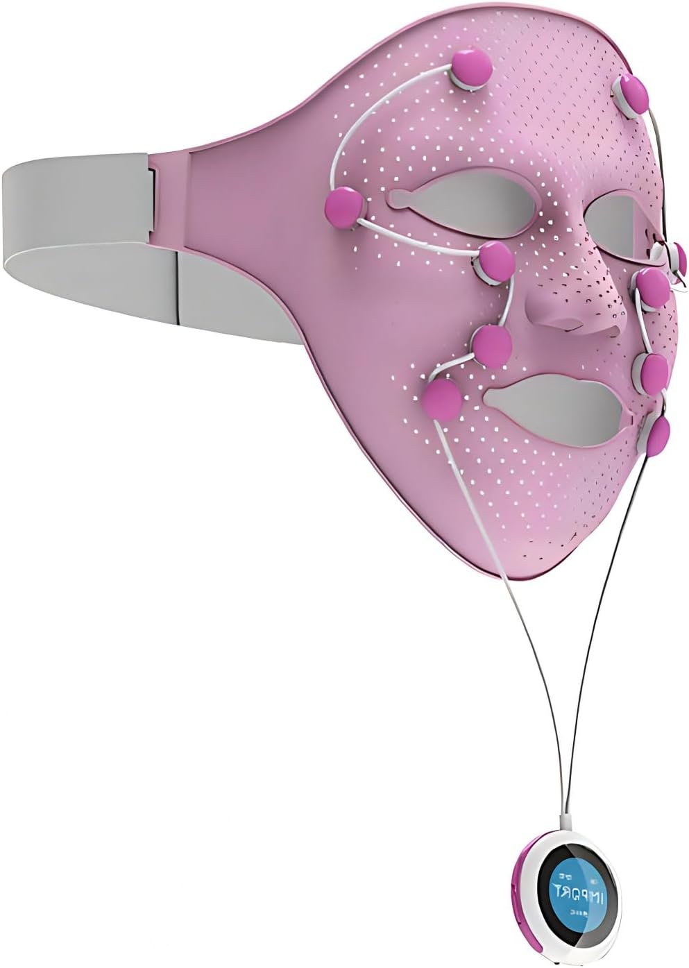 Facial mask SPA Instrument, Enjoy Facial Treatment, Massage Treatment, Magnetic mask Introduction. for Home use. ADAPTS to The Contours of The face and fits Easily.