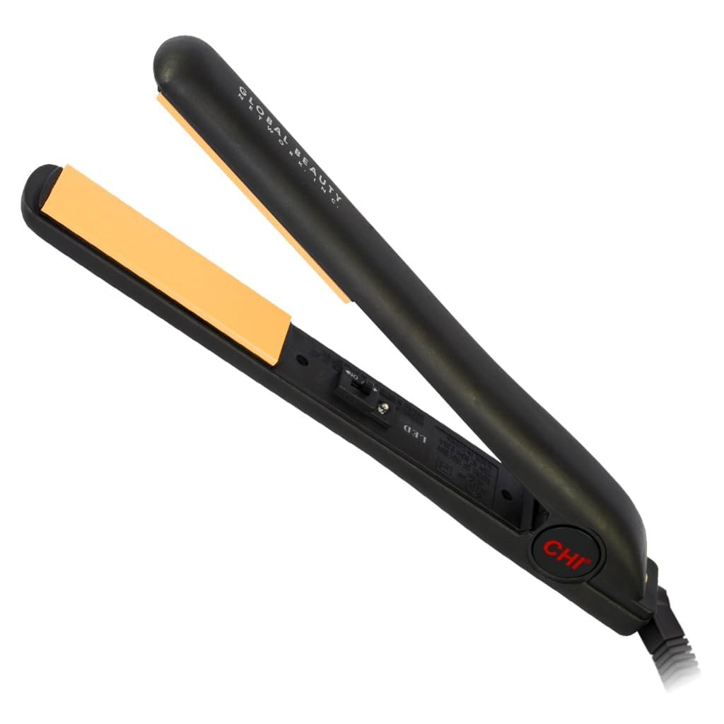 CHI Original 1″ Ceramic Hair Straightener Flat Iron for Hair Styling, Advanced Ceramic Technology for Frizz-Free Smooth Shine,Floating Plates for Easy Glide, Analog On/Off Switch,Salon-Quality Results