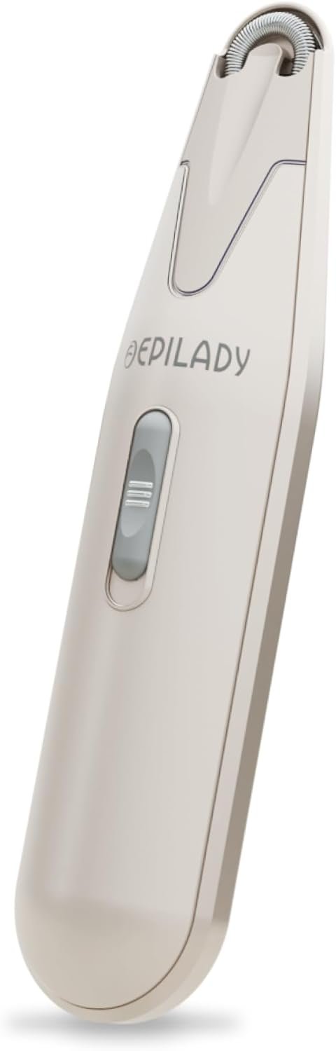 Epilady Esthetic Pearl Epilator for Women Face, Womens Facial Hair Remover | Included Case & Cleaning Brush, Electric Tweezers for Women Facial Hair