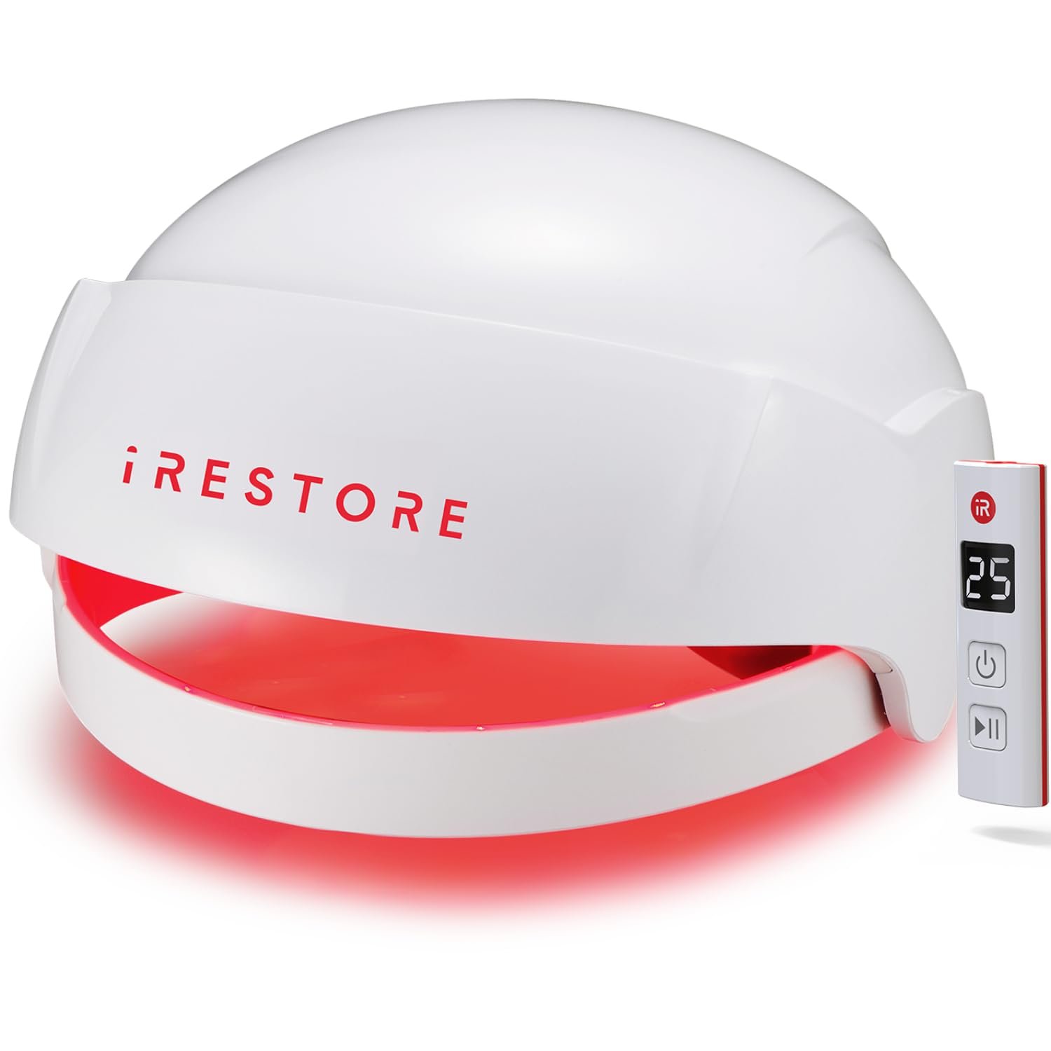 iRestore Essential Red Light Hair Device & Hair Growth Supplement 3-Pack