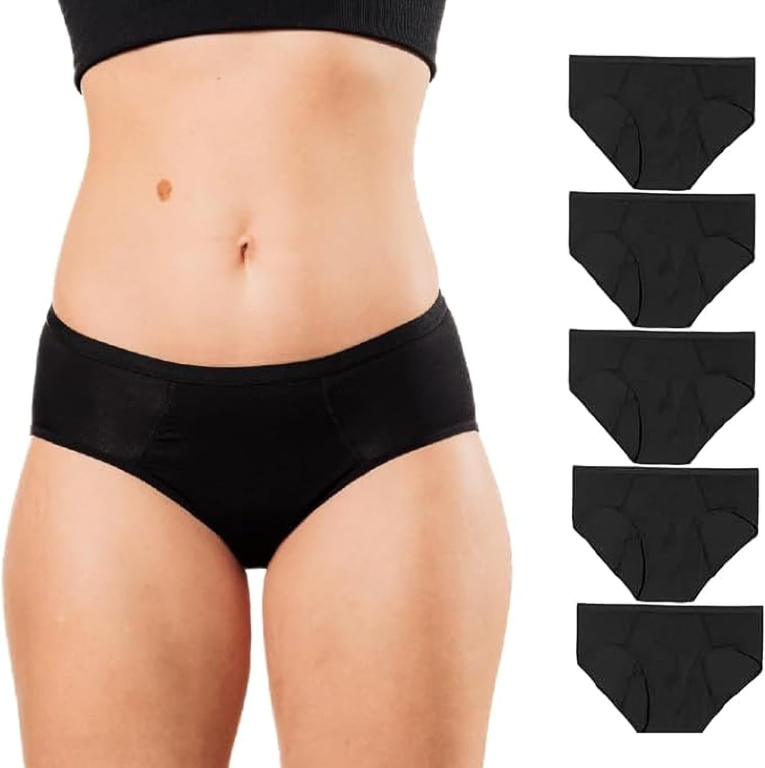 Bambody Absorbent Brief, Super Comfy Period Underwear for Women – Leakproof Period Panties