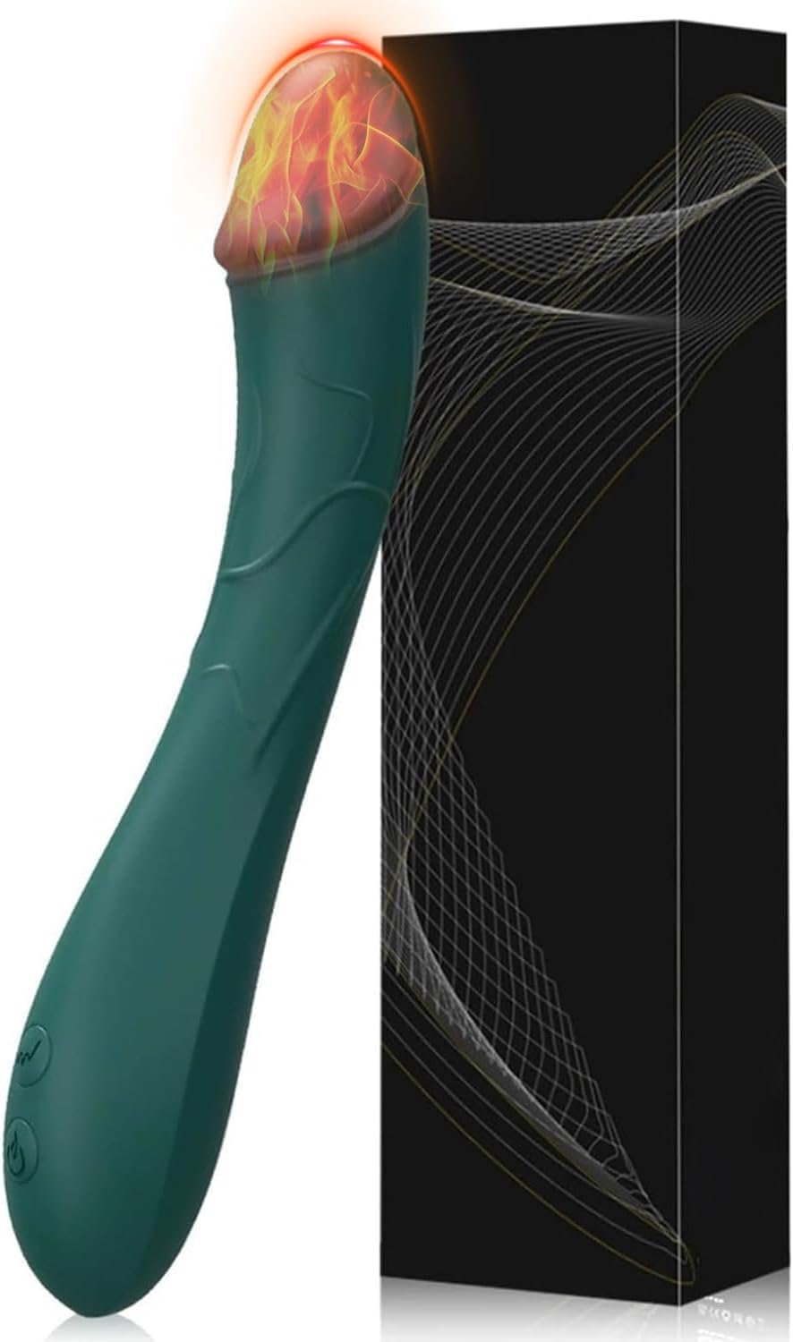 Portable Vibrating Massager -Clitioral Sucker Relaxes Muscles Heating Modes Viboatoars Toy Couples- for Body and Back Foot Silent Personal for Sports Massage Adult Tools Relaxation PWO18 (Green)