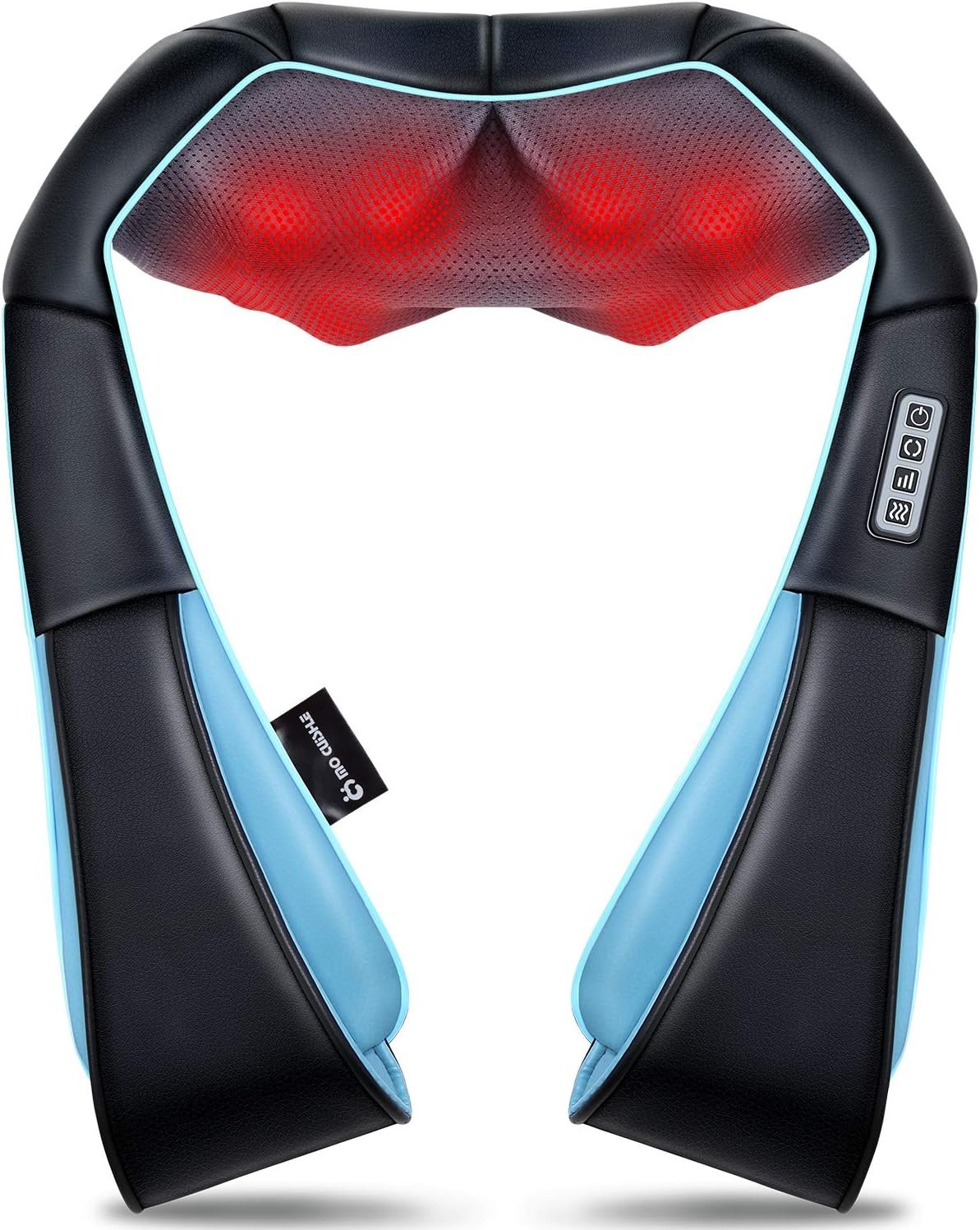 Mo Cuishle Fathers Day Dad Gifts, Shiatsu Back Shoulder and Neck Massager with Heat, Electric Deep Tissue 4D Kneading Massage, Best Gifts for Women Men Mom Wife Husband her him, Mothers Day, Christmas