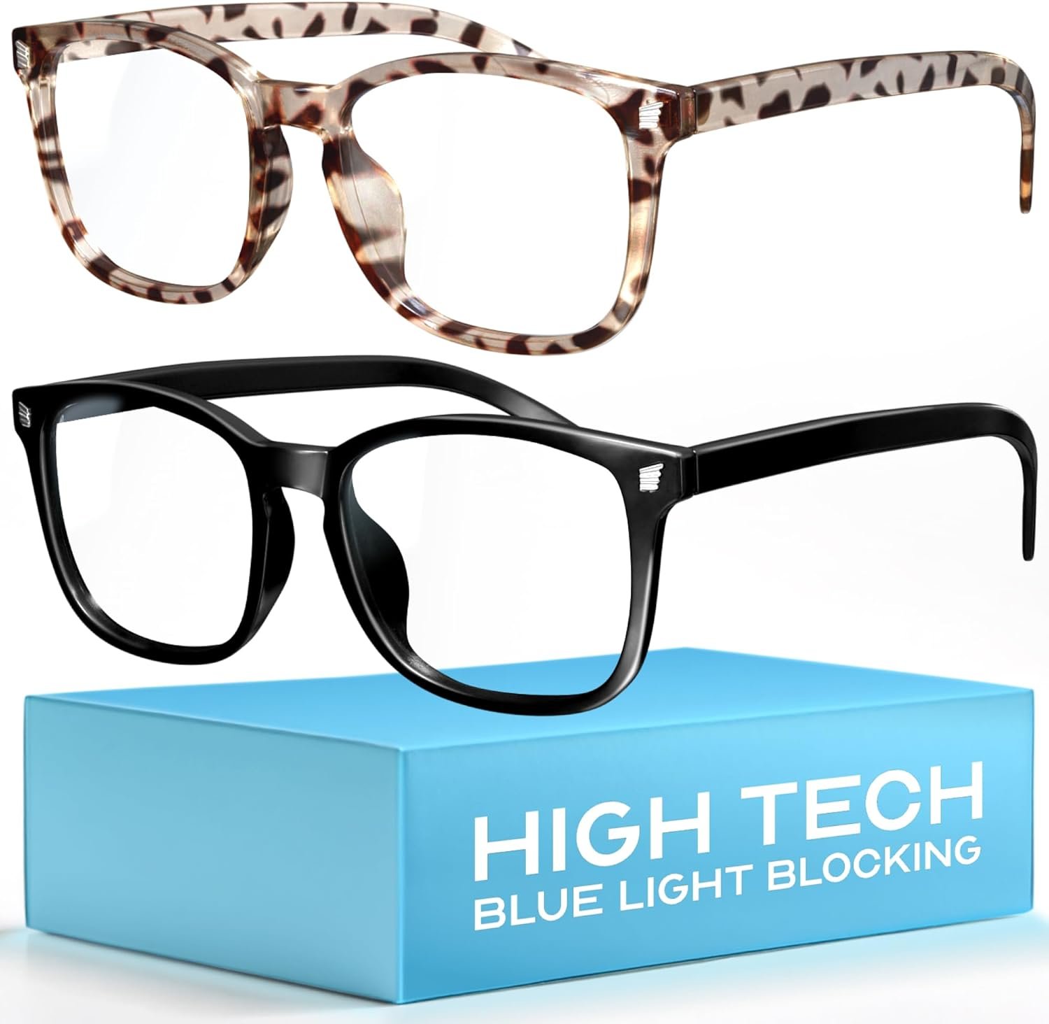 livho High Tech Blue Light Glasses – Advanced Blue Light Blocking Computer Glasses – Screen Fatigue & UV Protection