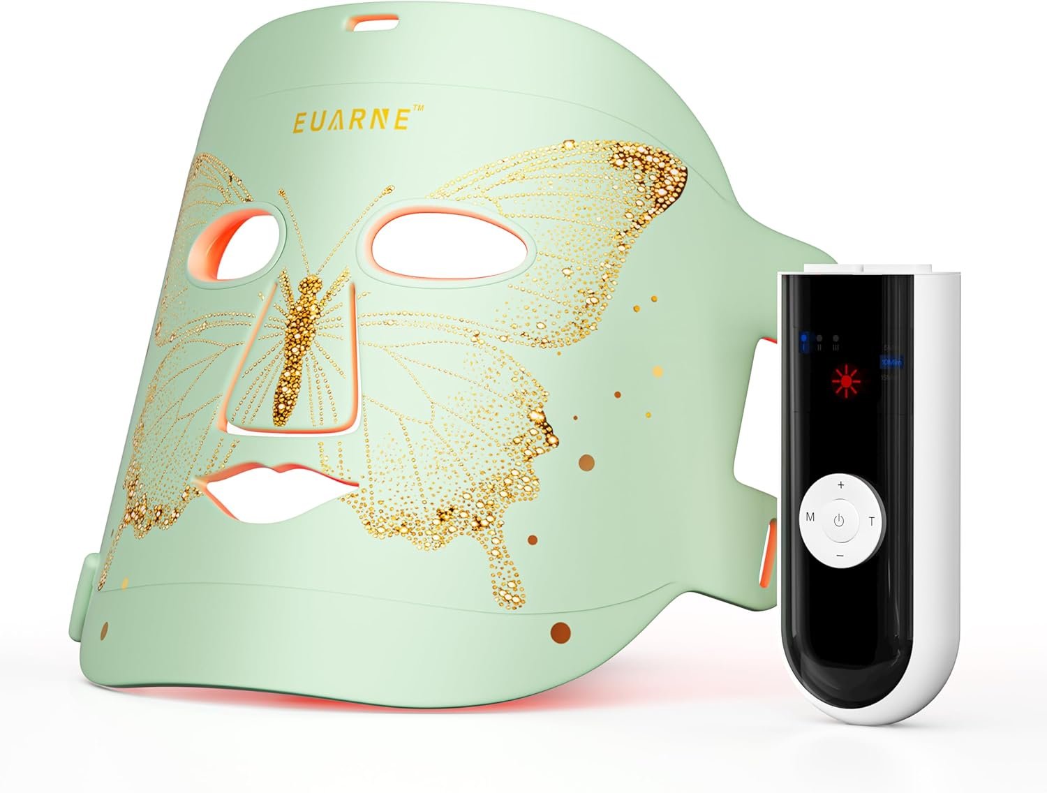 Red Light Therapy Mask for Face, FDA-Cleared LED Face Mask Light Therapy, 4 Light Modes with 860nm Infrared & Red for Anti-Wrinkle, Collagen Boost, Blue for Anti-Acne & Radiant Glow at Home