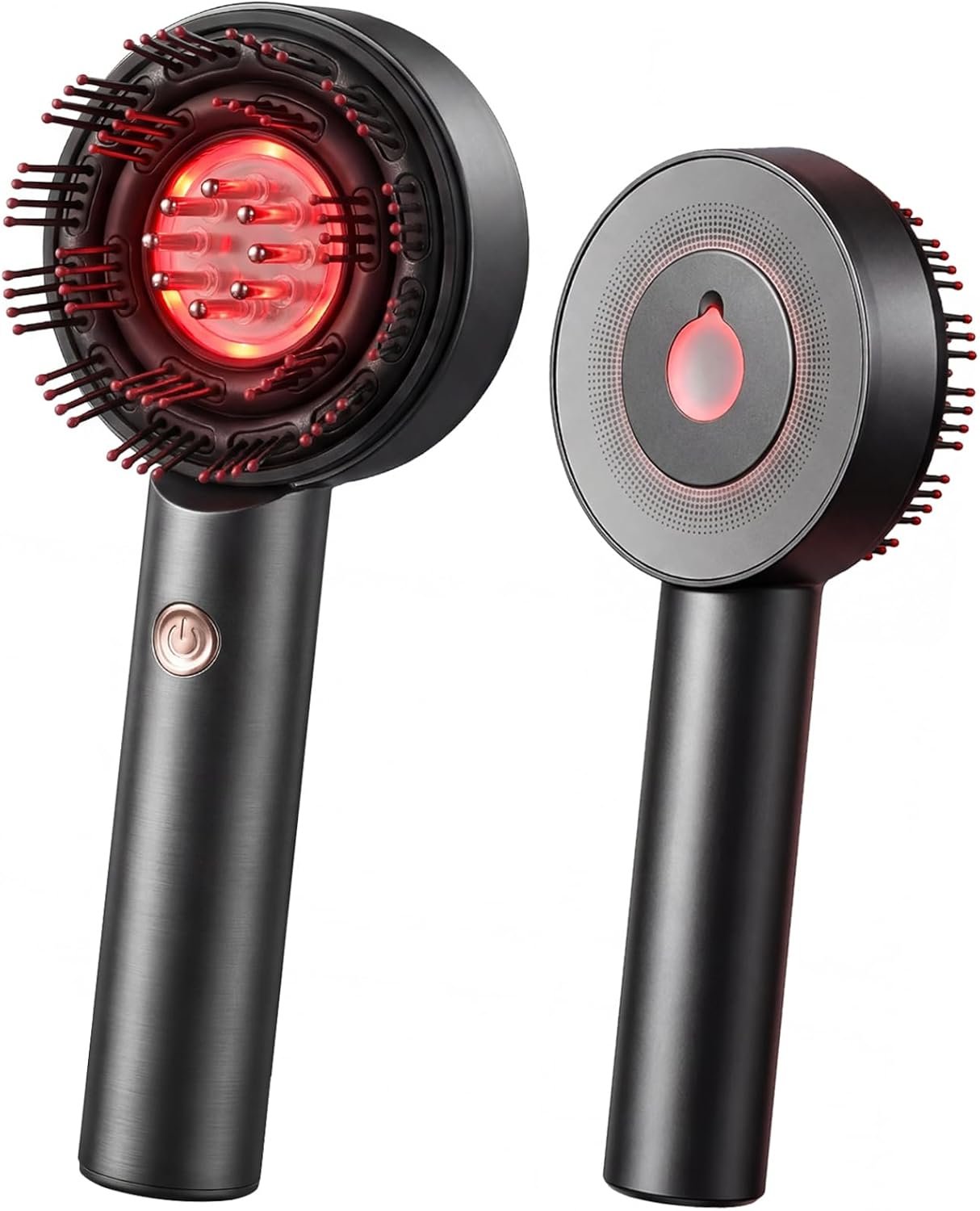 3-in-1 Scalp Massager with Oil Applicator, Portable Cordless Scalp Brush for Men & Women, Adjustable Speed, Soothing Red LED Mode, IPX6 Waterproof, Rechargeable Head Massage Comb for Shower & Dry Use