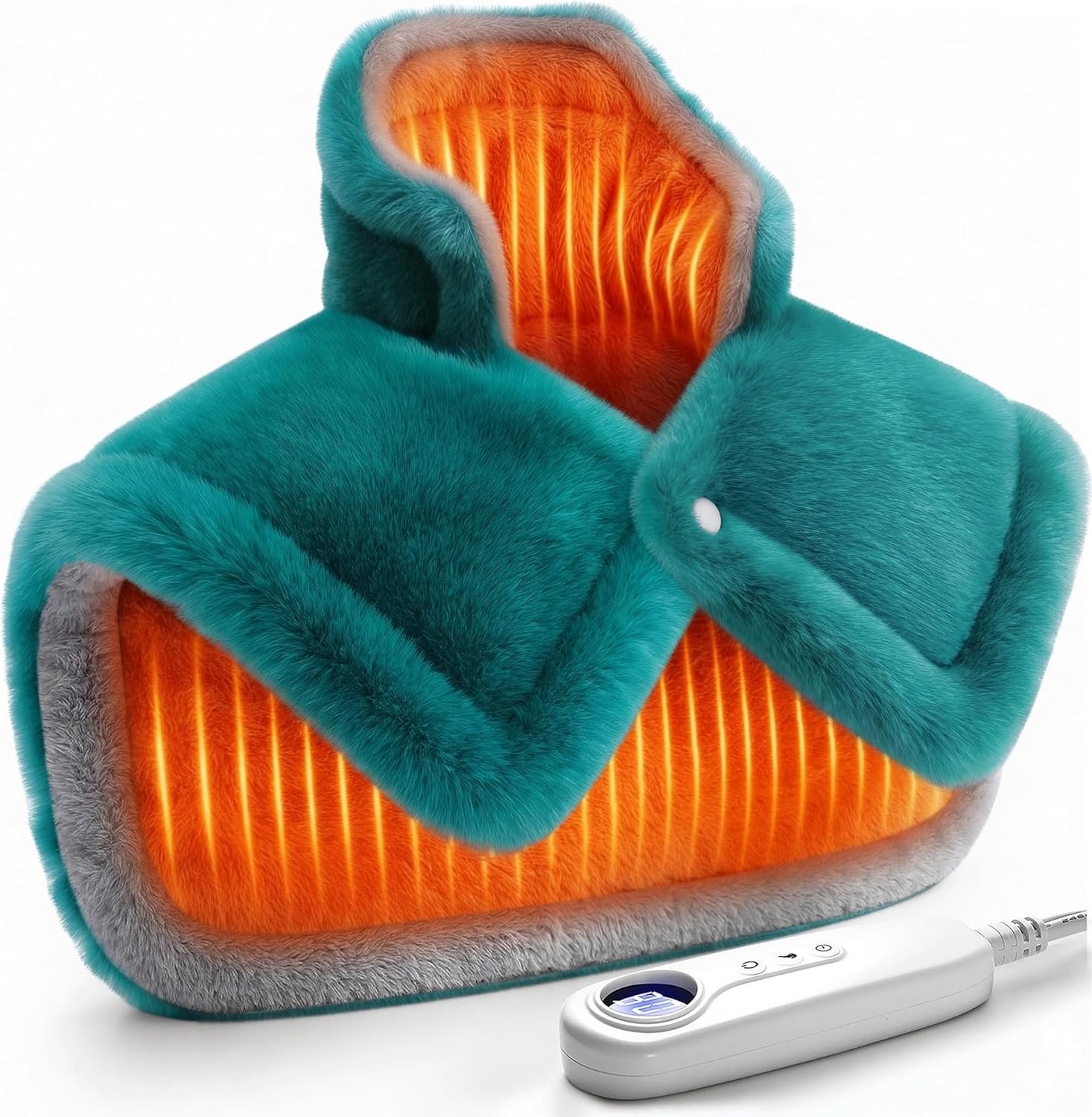 IZZUBIZ Fathers Dad Day Gifts, Heating Pad for Cramps Back Neck Shoulder Pain Relief Deep Tissue, Electric Weighted Heat Pads Gifts for Christmas, Women, Men, Mom, Wife, Husband, Birthday, Mothers Day