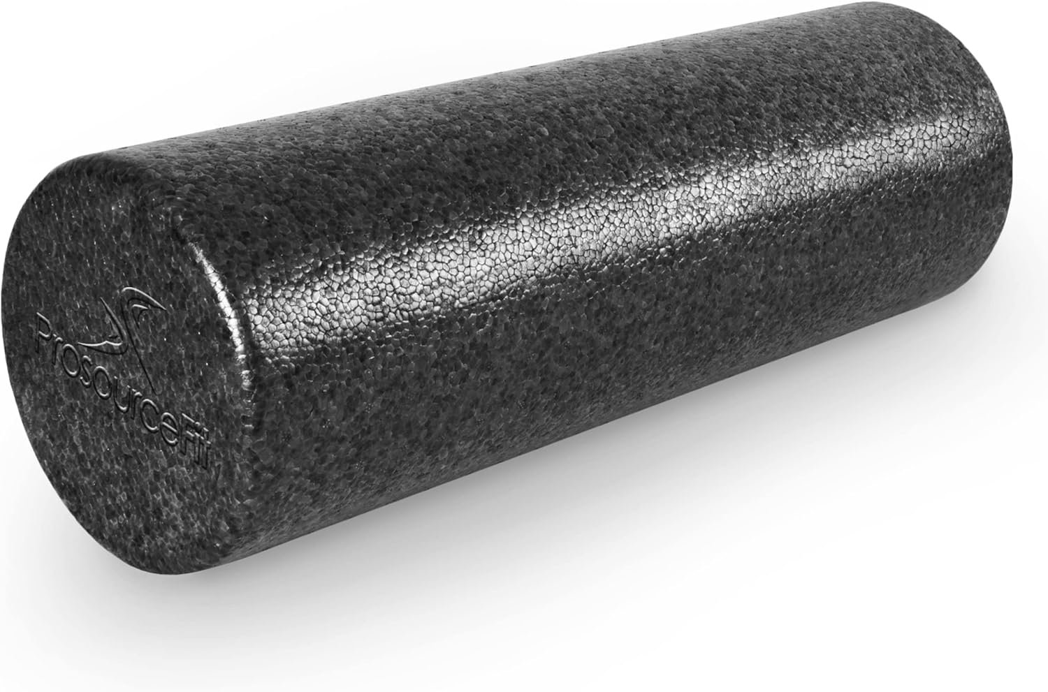 ProsourceFit High Density Foam Rollers 18 – inches long, Firm Full Body Athletic Massage Tool for Back Stretching, Yoga, Pilates, Post Workout Muscle Recuperation, Black