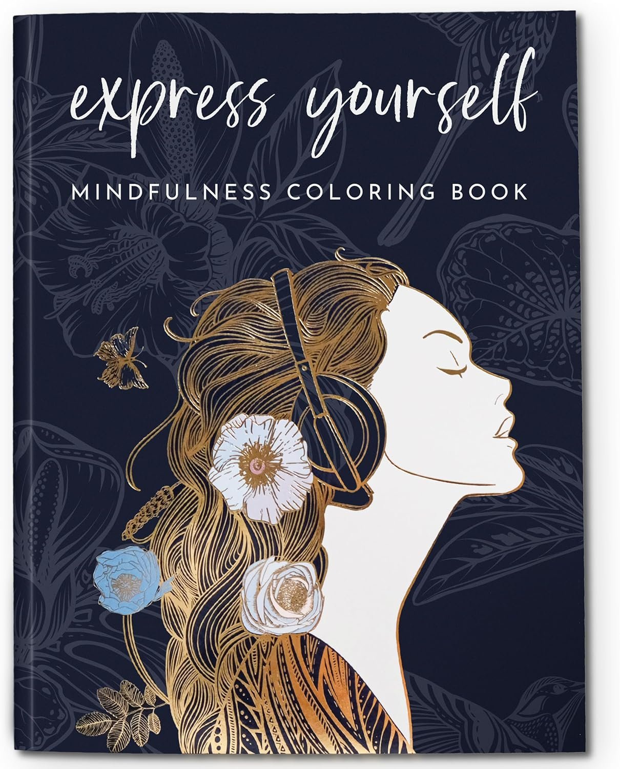 Adult Coloring Book for Women – Mindfulness Coloring Book with Personal Growth Prompts – Coloring Books for Adults Relaxation, Stress Relief, Anxiety, 8.5×11, Perforated Pages, Relaxation Gifts