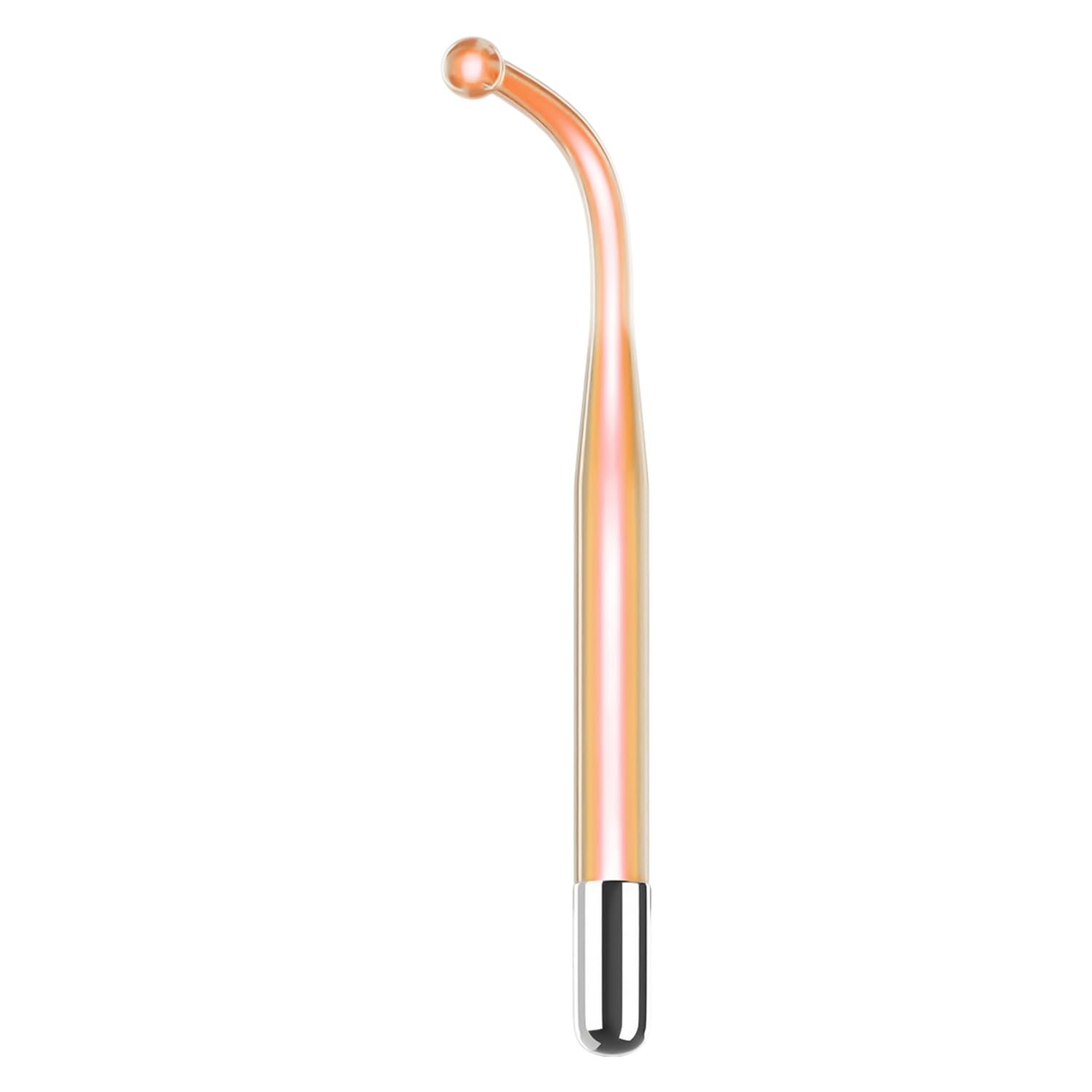 High Frequency Bend Glass Tube Replacement for TUMAKOU High Frequency Facial Wand – Orange Accessory (Bend Tube)