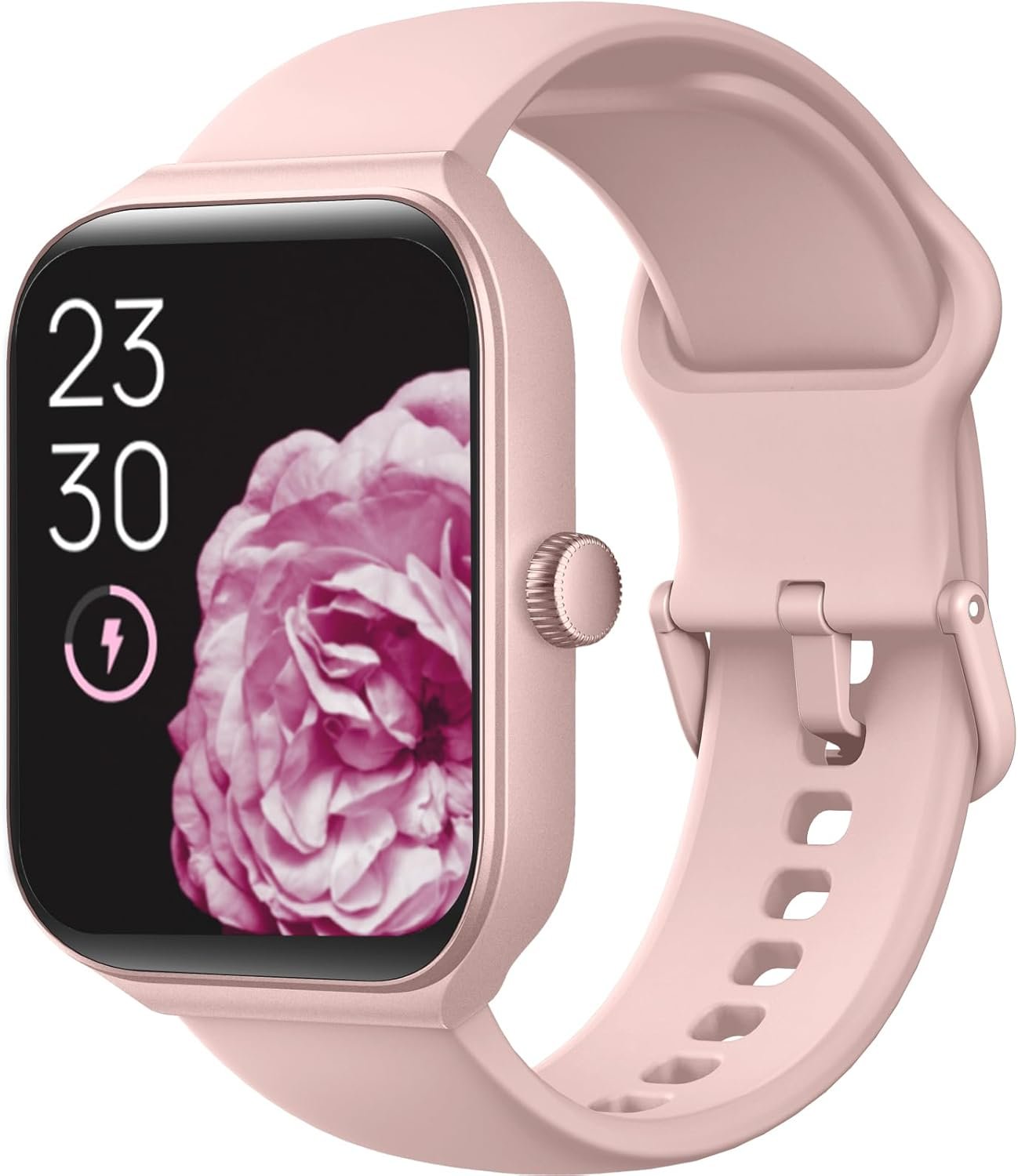 TOOBUR Smart Watch for Women Alexa Built-in, 1.95″ Fitness Tracker with Answer/Make Calls, IP68 Waterproof/Heart Rate/Sleep Tracker/100 Sport Modes, Fitness Watch Compatible Android iOS