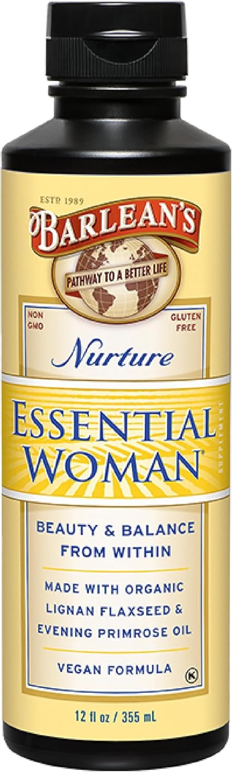 Barlean’s Organic Oils, The Essential Woman, 12-Ounce Bottle