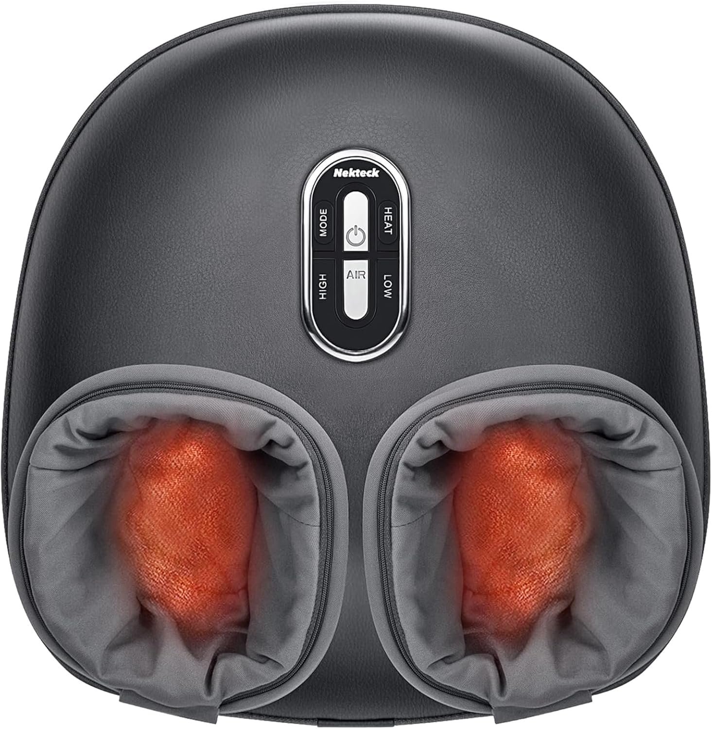 Nekteck Shiatsu Foot Massager with Heat [2026 Upgraded], 3 Modes Deep Kneading Therapy Air Compression, Feet Massage for Plantar Fasciitis, Relaxation Gifts for Men Women Mom Dad Birthday Father’s Day
