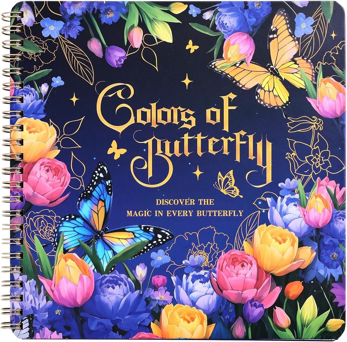 Women’s Coloring Book 30 Pages Butterfly & Flower Pattern Coloring Books for Adults to Relax and Relieve Anxiety, Gift for Mother’s Day, Birthdays, Christmas, Anniversaries