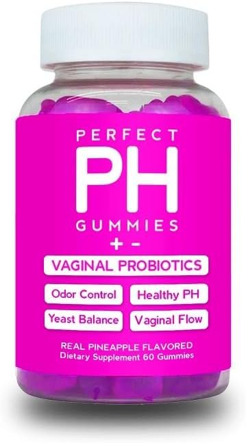 Curvy Body Bears CBB Perfect PH Probiotic Gummies for Women with Vitamin C | Daily Feminine Wellness Supplement | Pineapple Flavor | 60 Gummies